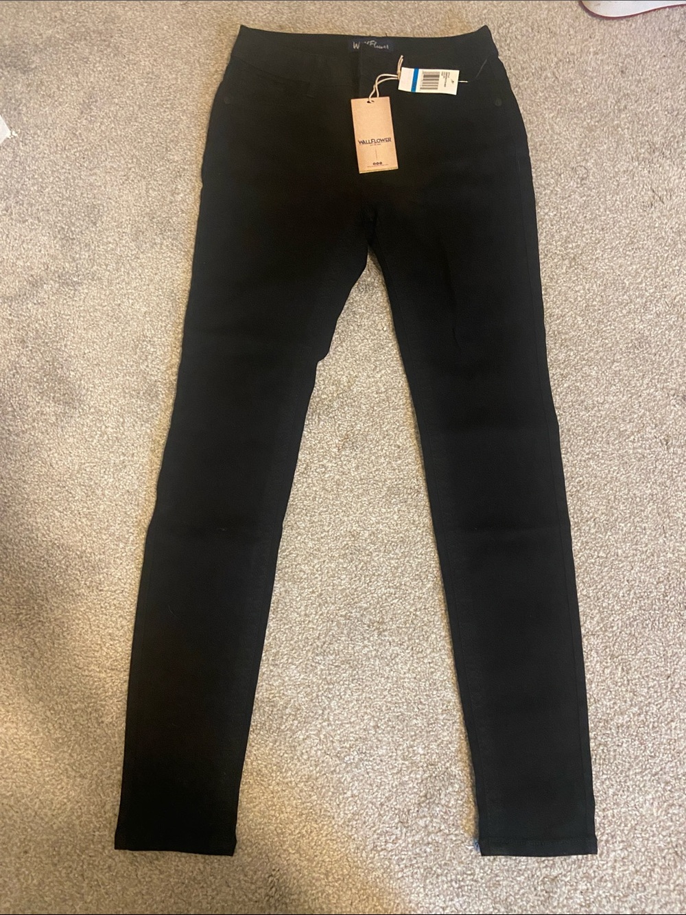 Wallflower Black Skinny Ponte Pants